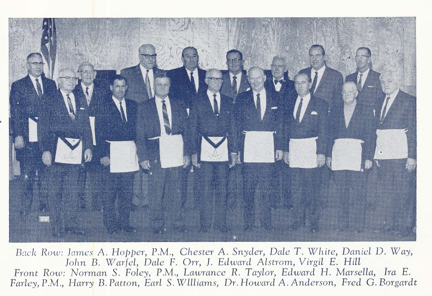 1968 25 year awardees