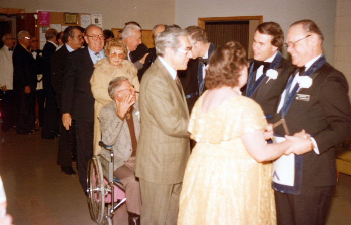 1983 install reception line