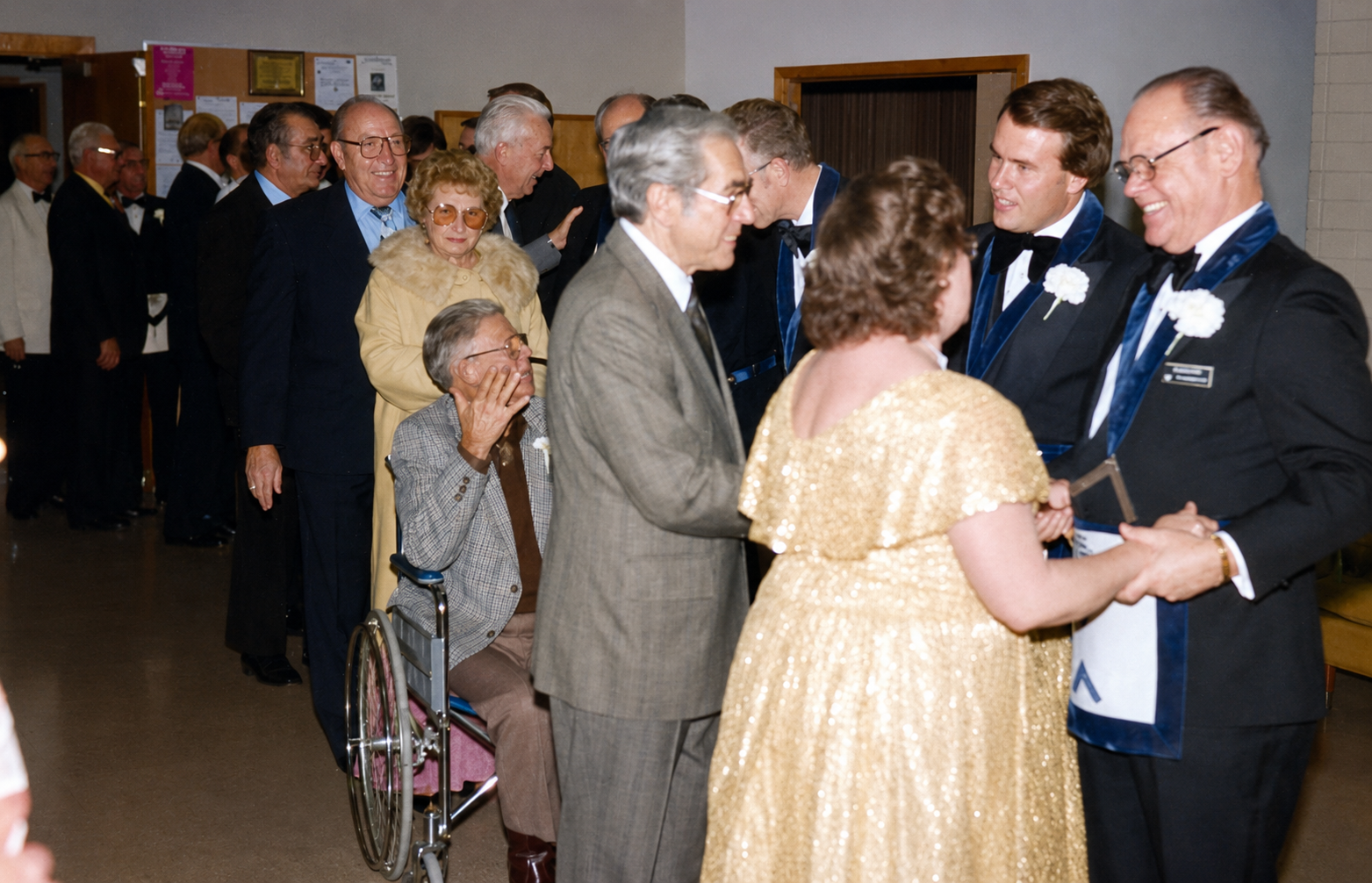 1983 reception line