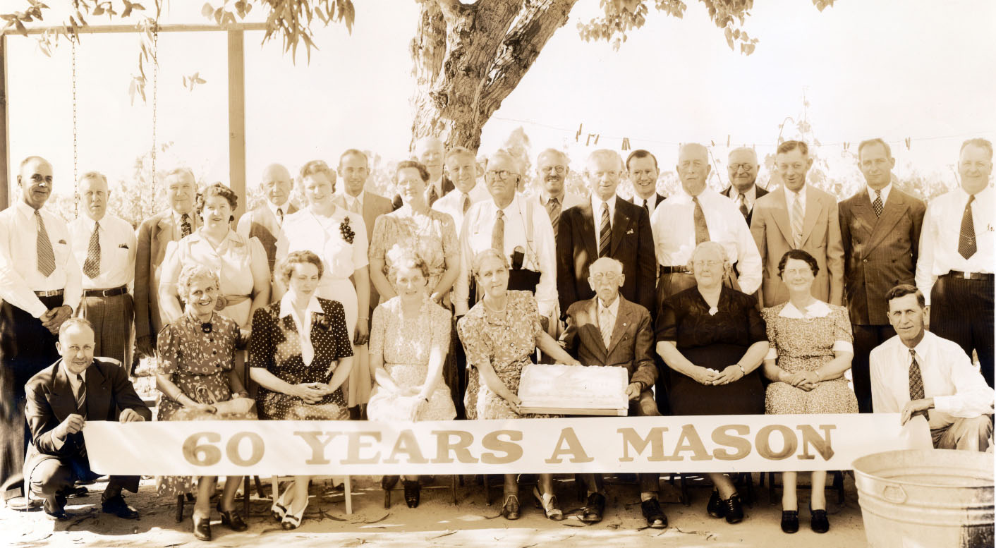 Frederic B Hopkins 60 years a Mason