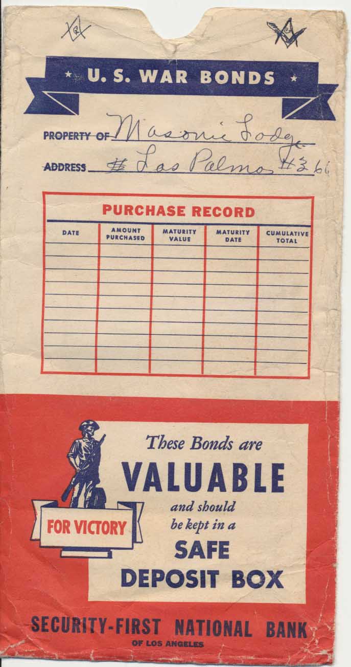 War bond cover