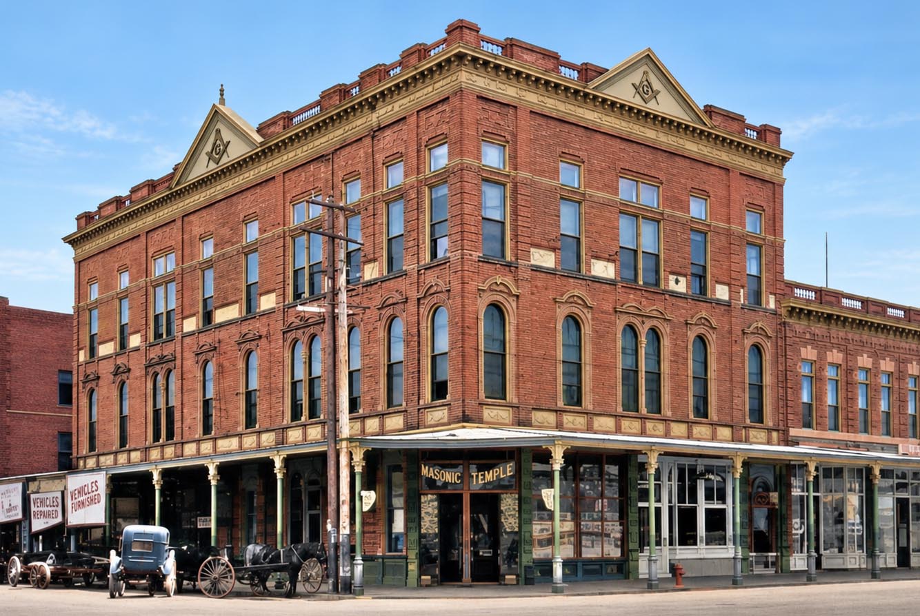 first masonic temple after fire