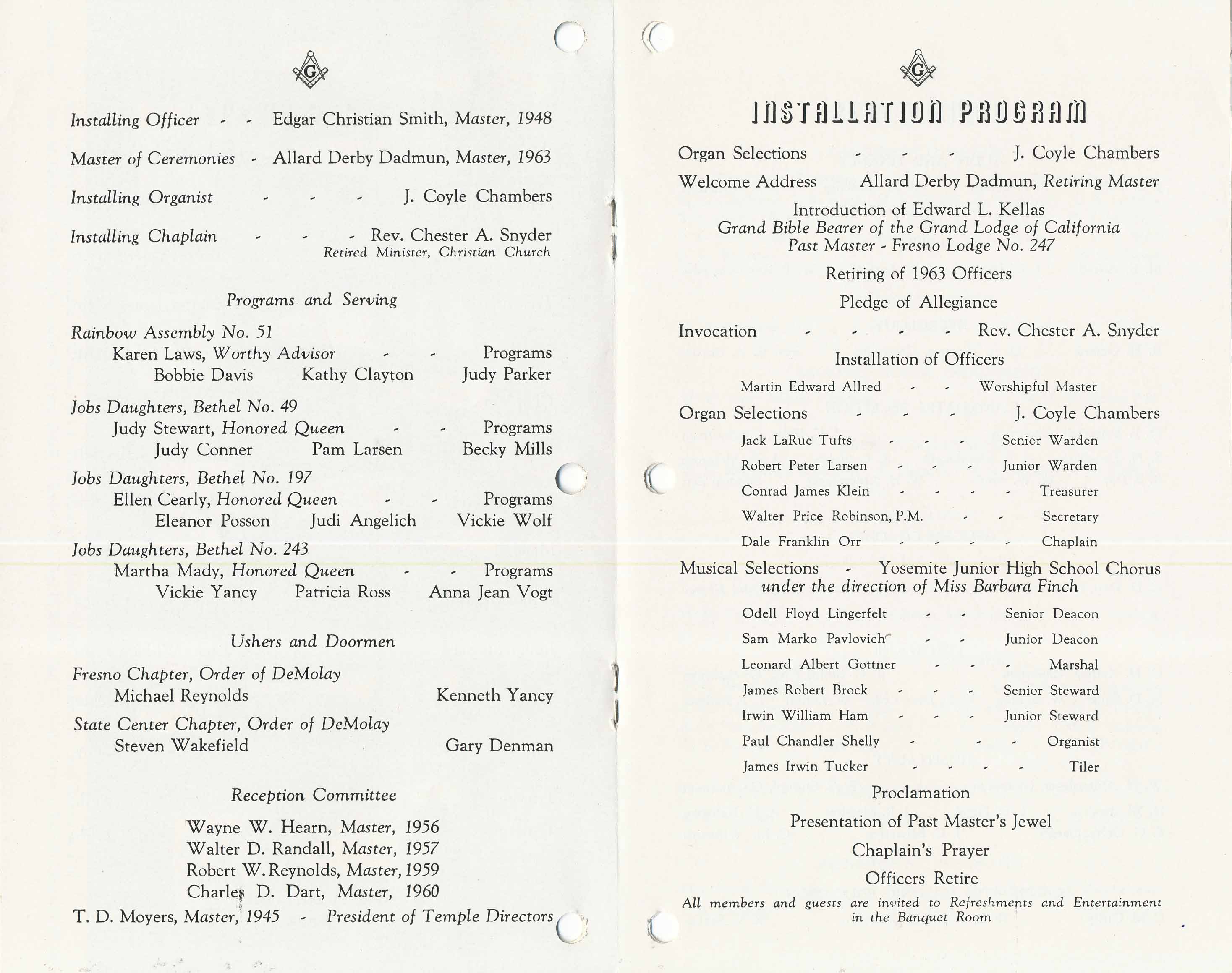 Installation 1964 page 3