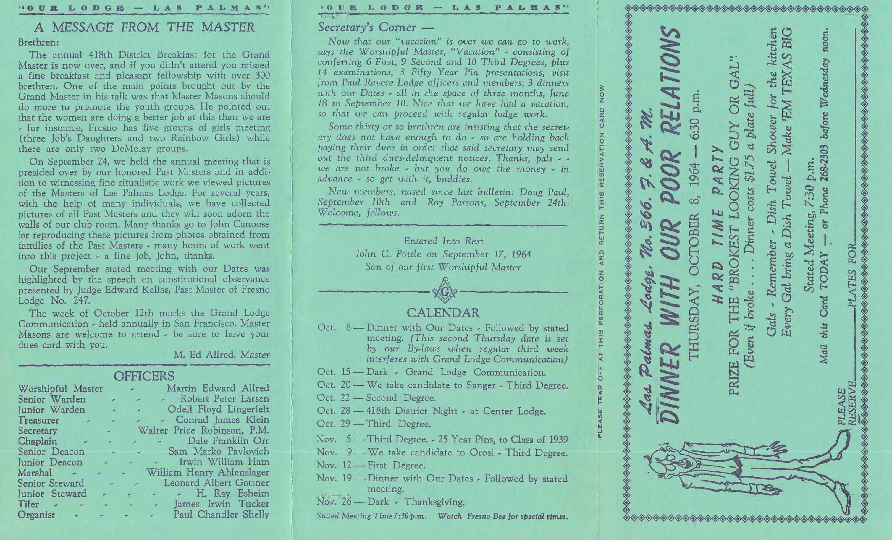 October November 1964 pg 2